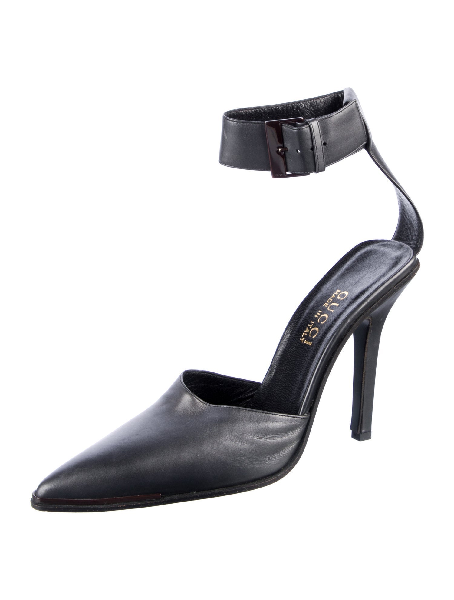 Gucci Leather D'Orsay Pumps