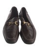 Gucci Horsebit Accent Leather Loafers
