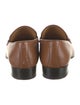 Gucci Interlocking G Logo Leather Loafers