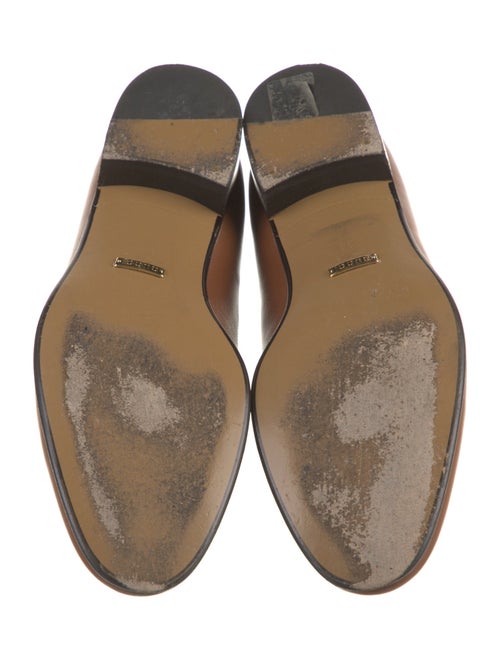 Gucci Interlocking G Logo Leather Loafers