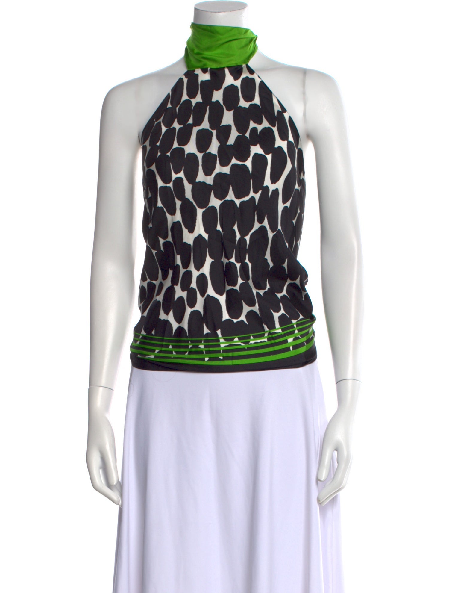 Gucci Silk Polka Dot Print Top