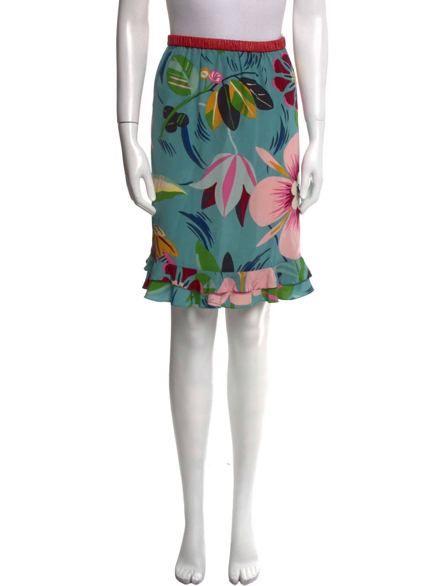 Gucci Silk Knee-Length Skirt