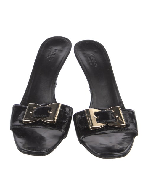 Gucci Patent Leather Slides