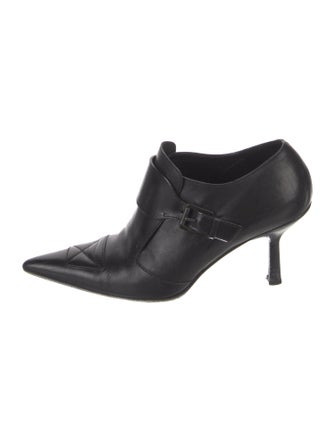 Gucci Leather Lace-Up Boots