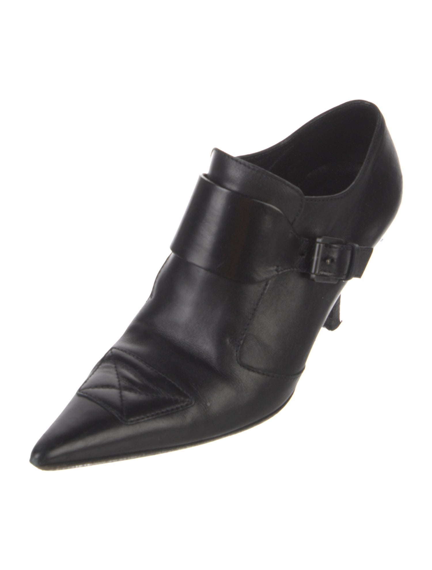 Gucci Leather Lace-Up Boots