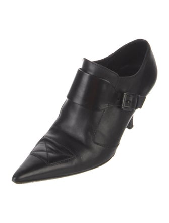 Gucci Leather Lace-Up Boots