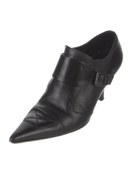 Gucci Leather Lace-Up Boots