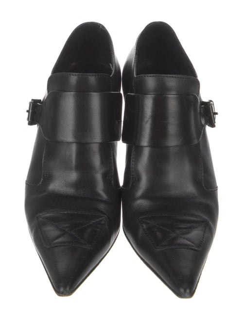 Gucci Leather Lace-Up Boots