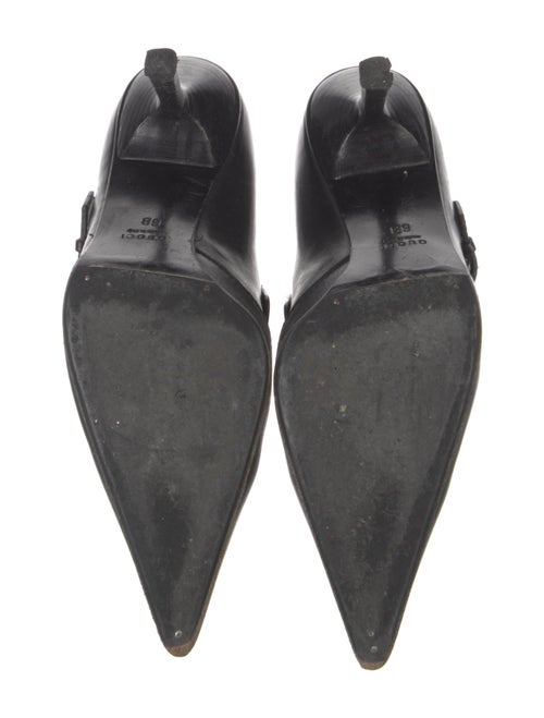 Gucci Leather Lace-Up Boots