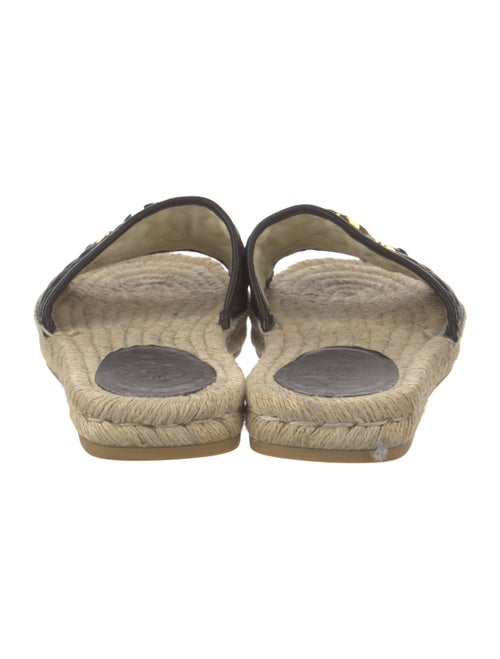 Gucci Quilted Pattern Leather Espadrilles