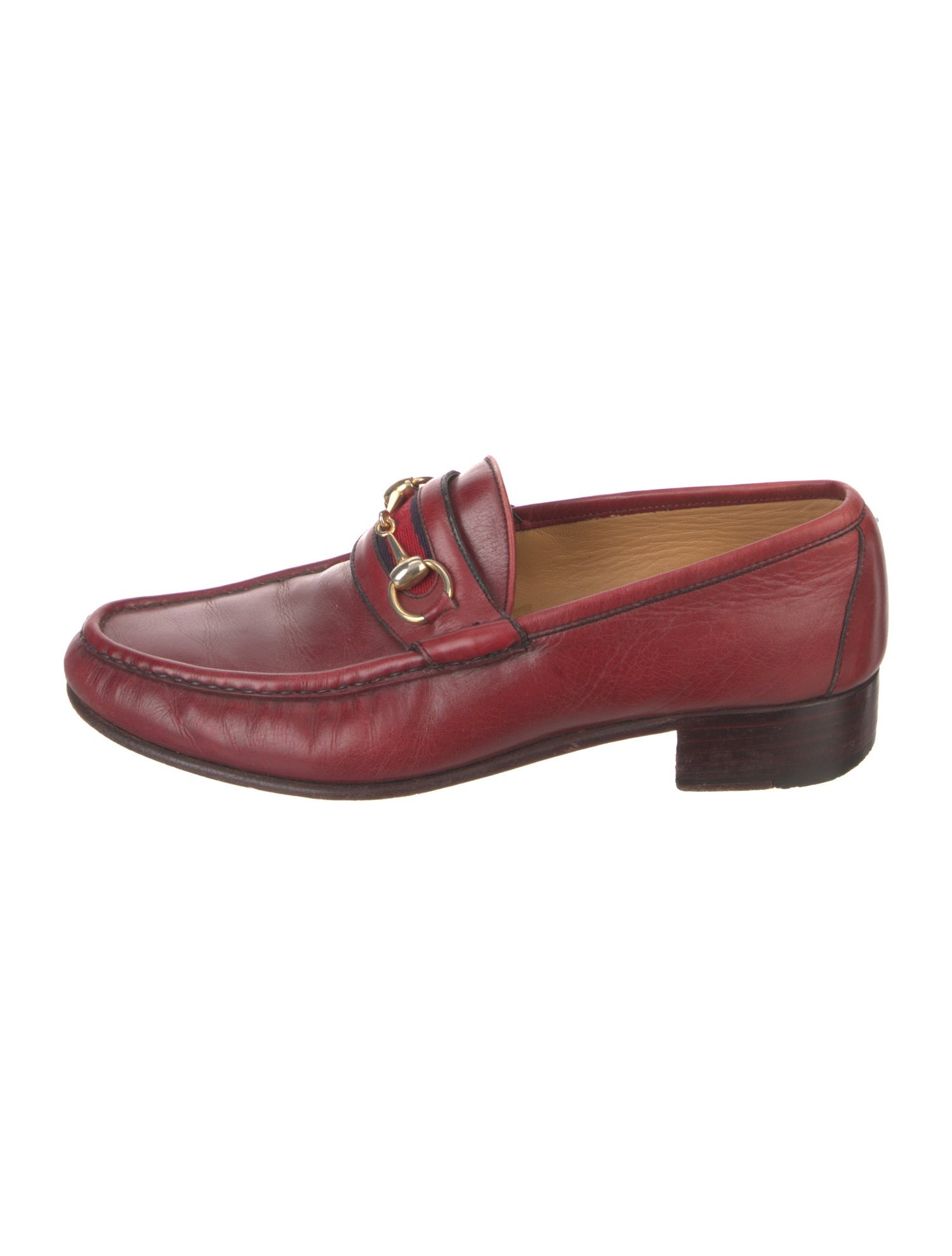 Gucci 1955 Horsebit Accent Leather Loafers