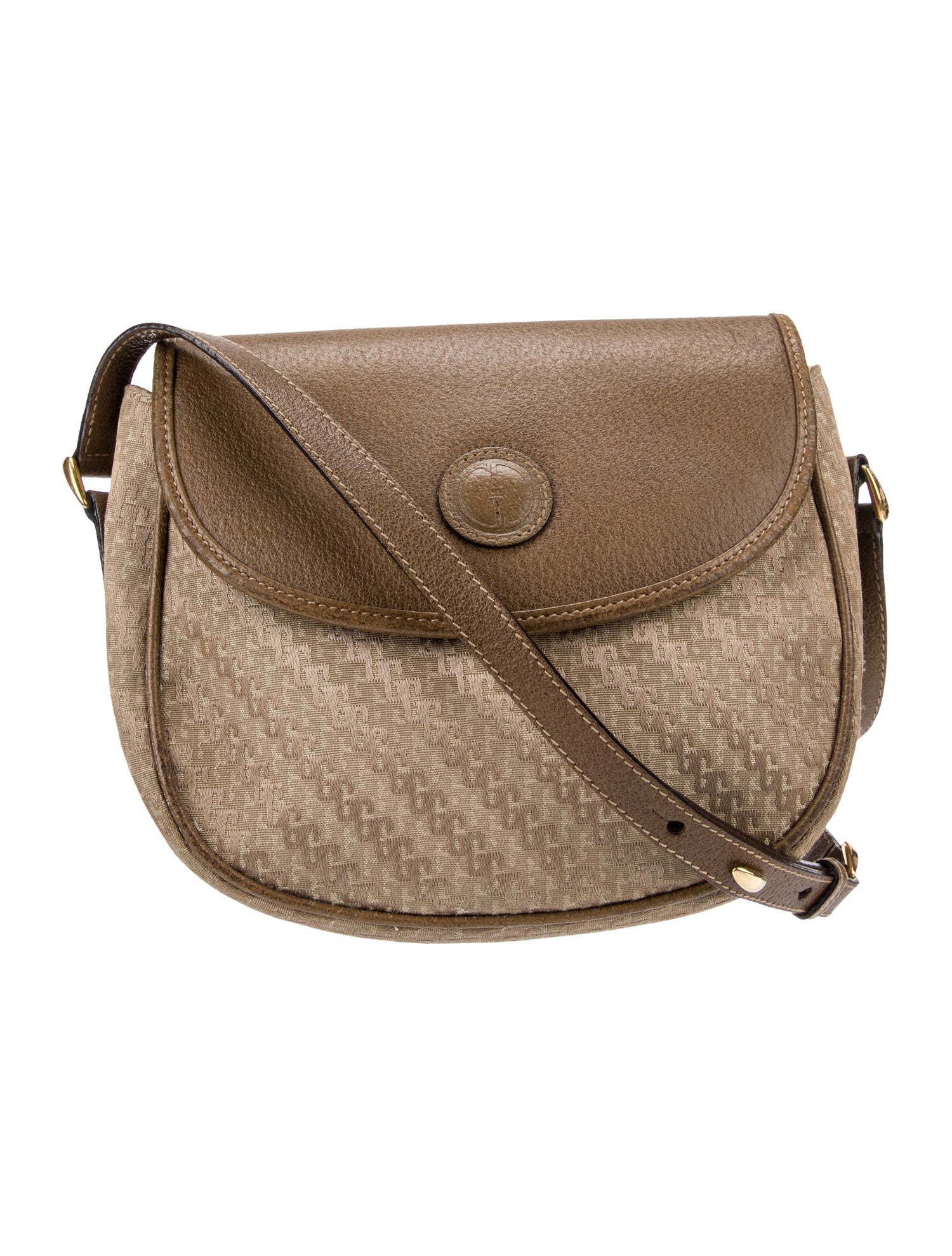 Gucci Canvas Crossbody Bag Vintage