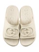 Gucci Interlocking G Logo Rubber Slides