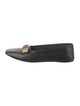 Gucci Interlocking G Logo Leather Flats