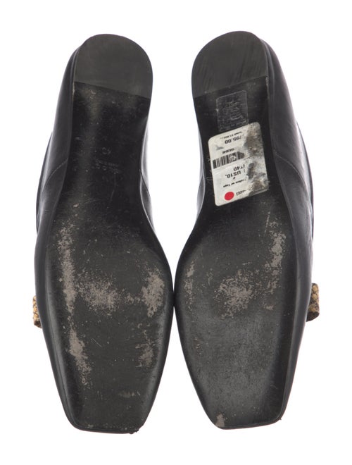 Gucci Interlocking G Logo Leather Flats