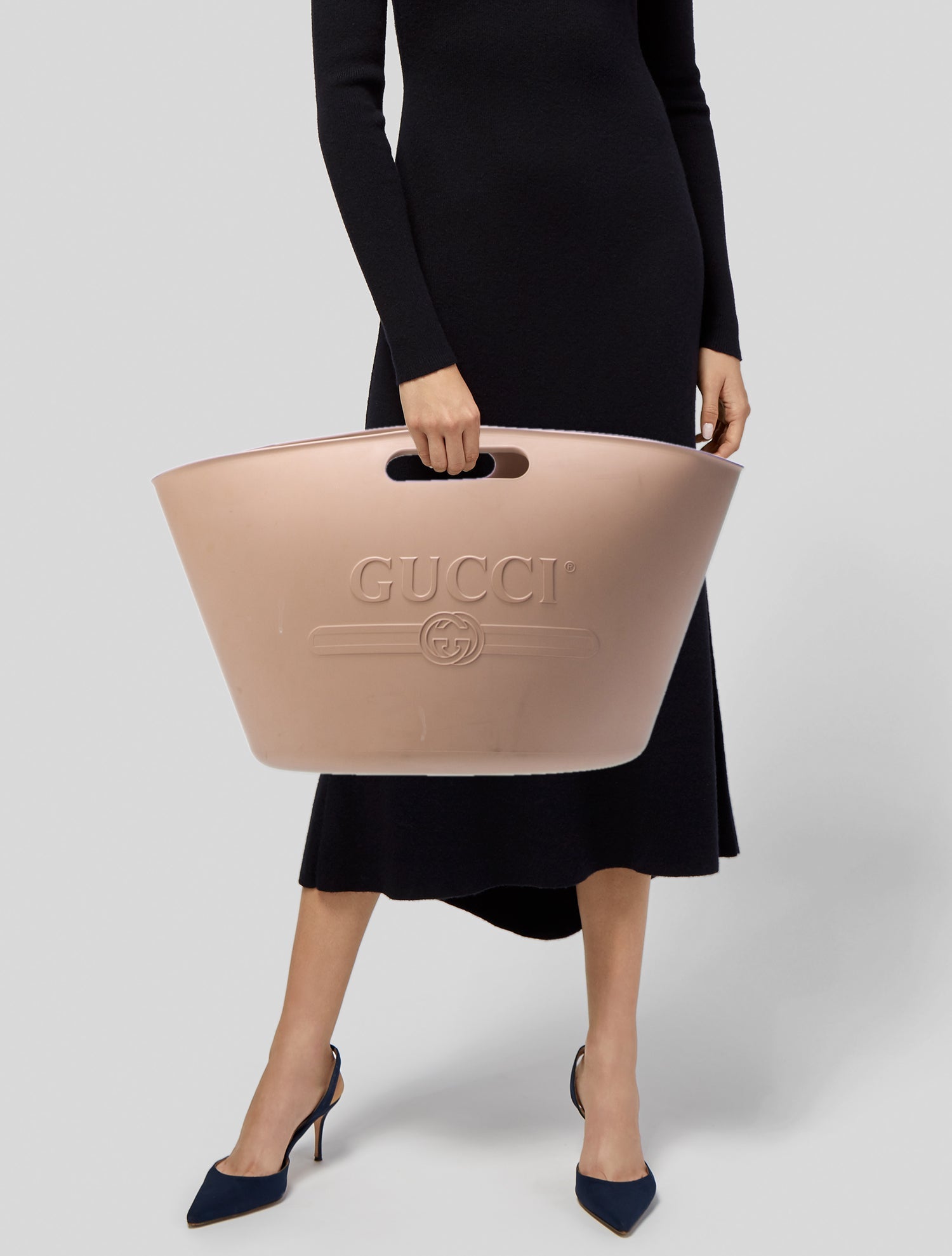 Gucci Interlocking G Oversized Logo Tote