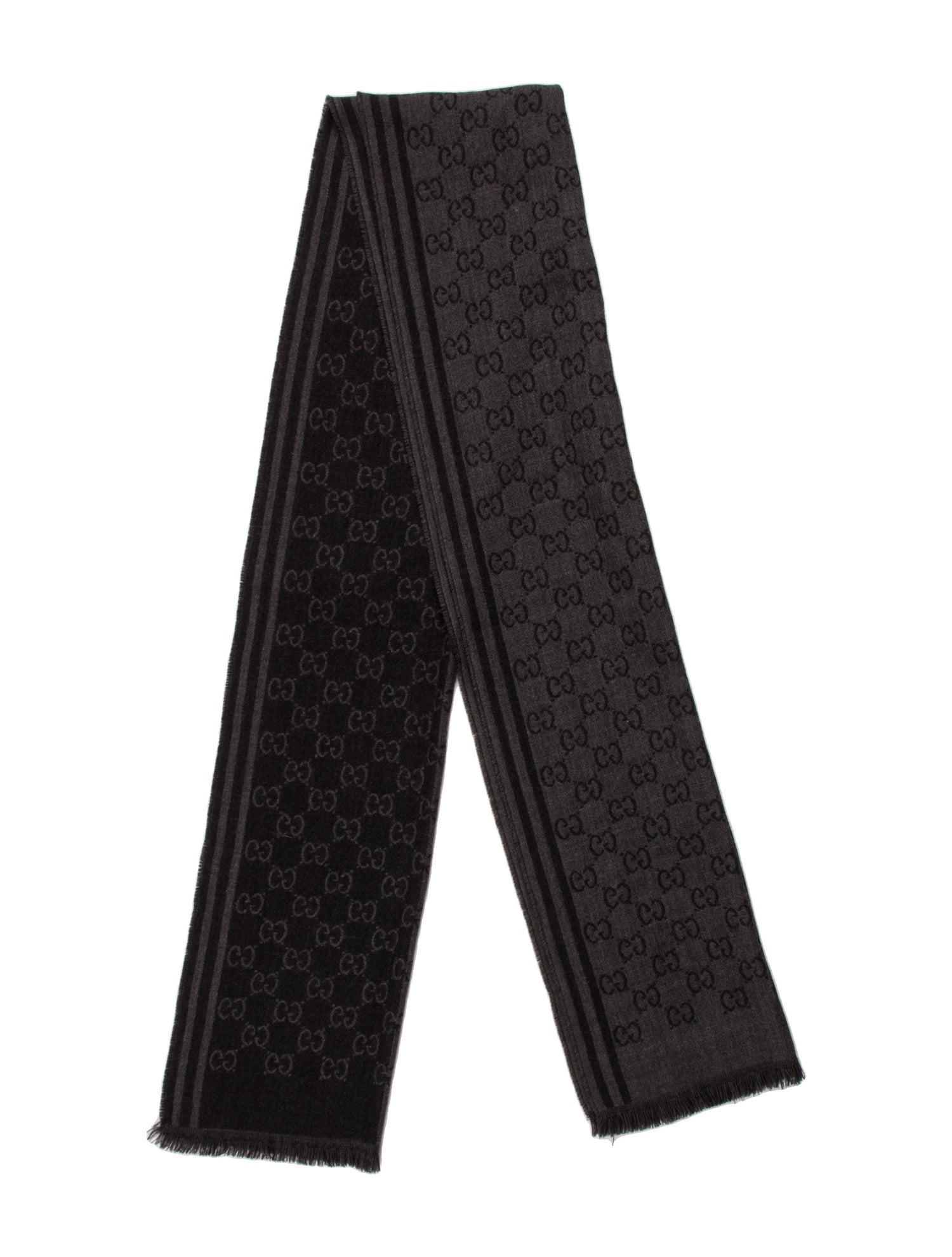 Gucci Wool GG Logo Scarf