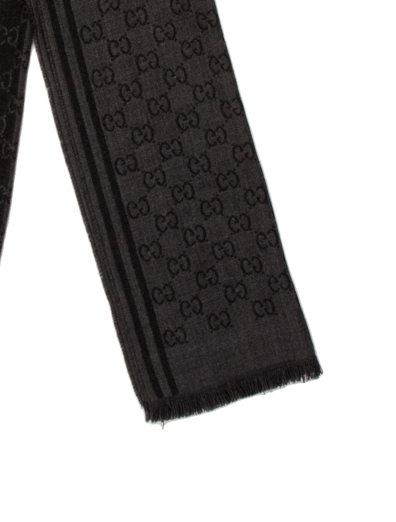 Gucci Wool GG Logo Scarf