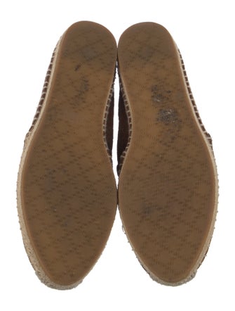 Gucci Microguccissima Pattern Suede Espadrilles