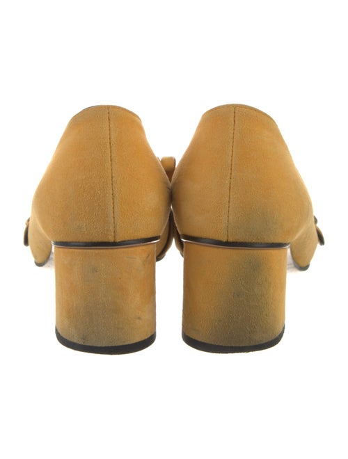 Gucci Double G Logo Suede Pumps