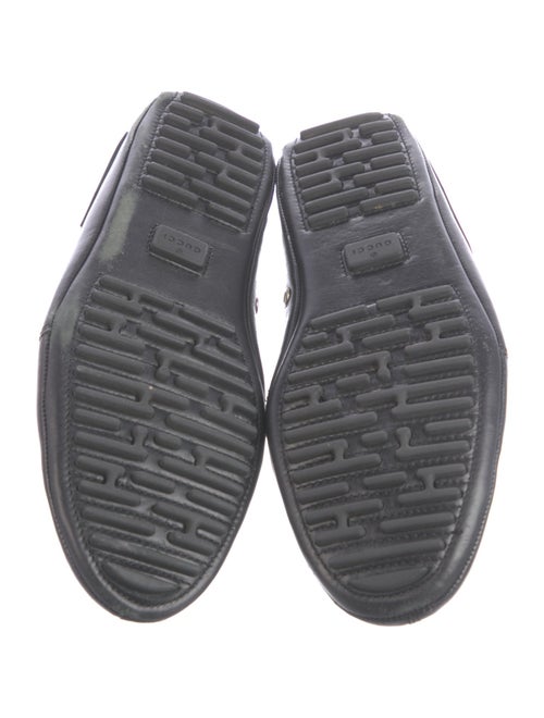 Gucci Horsebit Accent Leather Ballet Flats