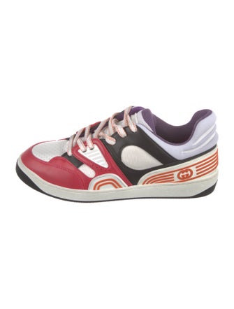 Gucci Interlocking G Logo Leather Sneakers