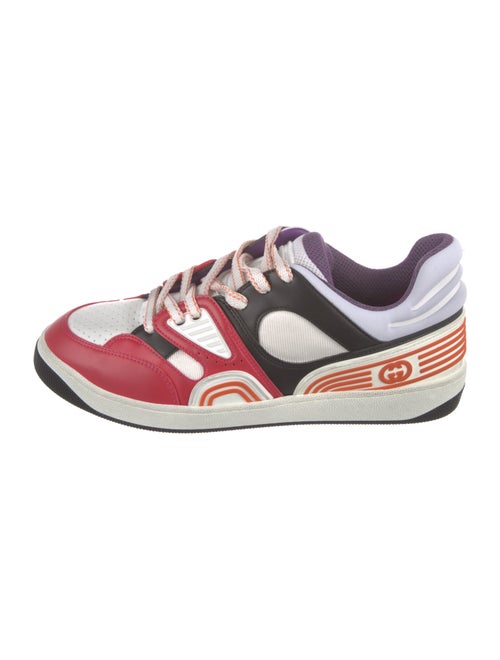 Gucci Interlocking G Logo Leather Sneakers