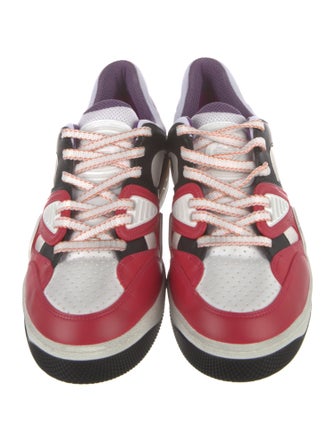 Gucci Interlocking G Logo Leather Sneakers
