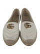 Gucci Double G Logo Leather Espadrilles