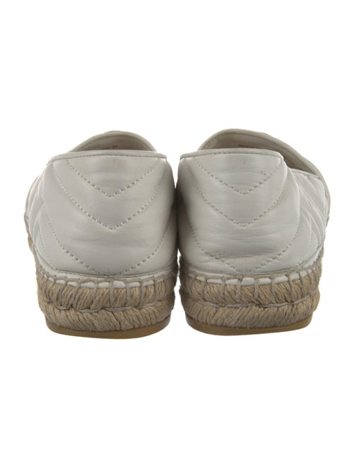 Gucci Double G Logo Leather Espadrilles