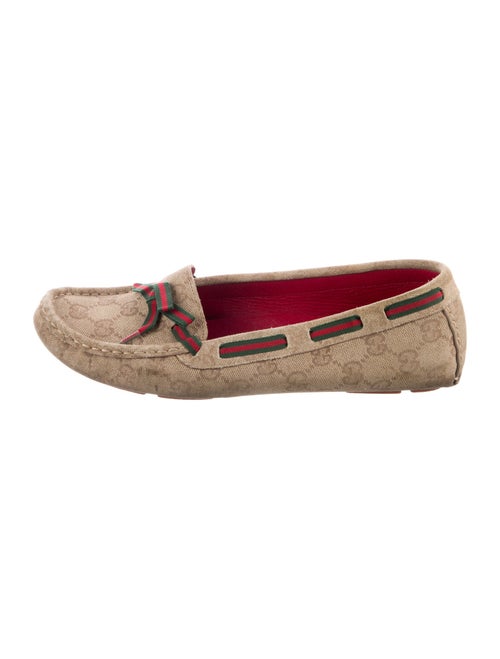 Gucci GG Canvas Canvas Moccasins