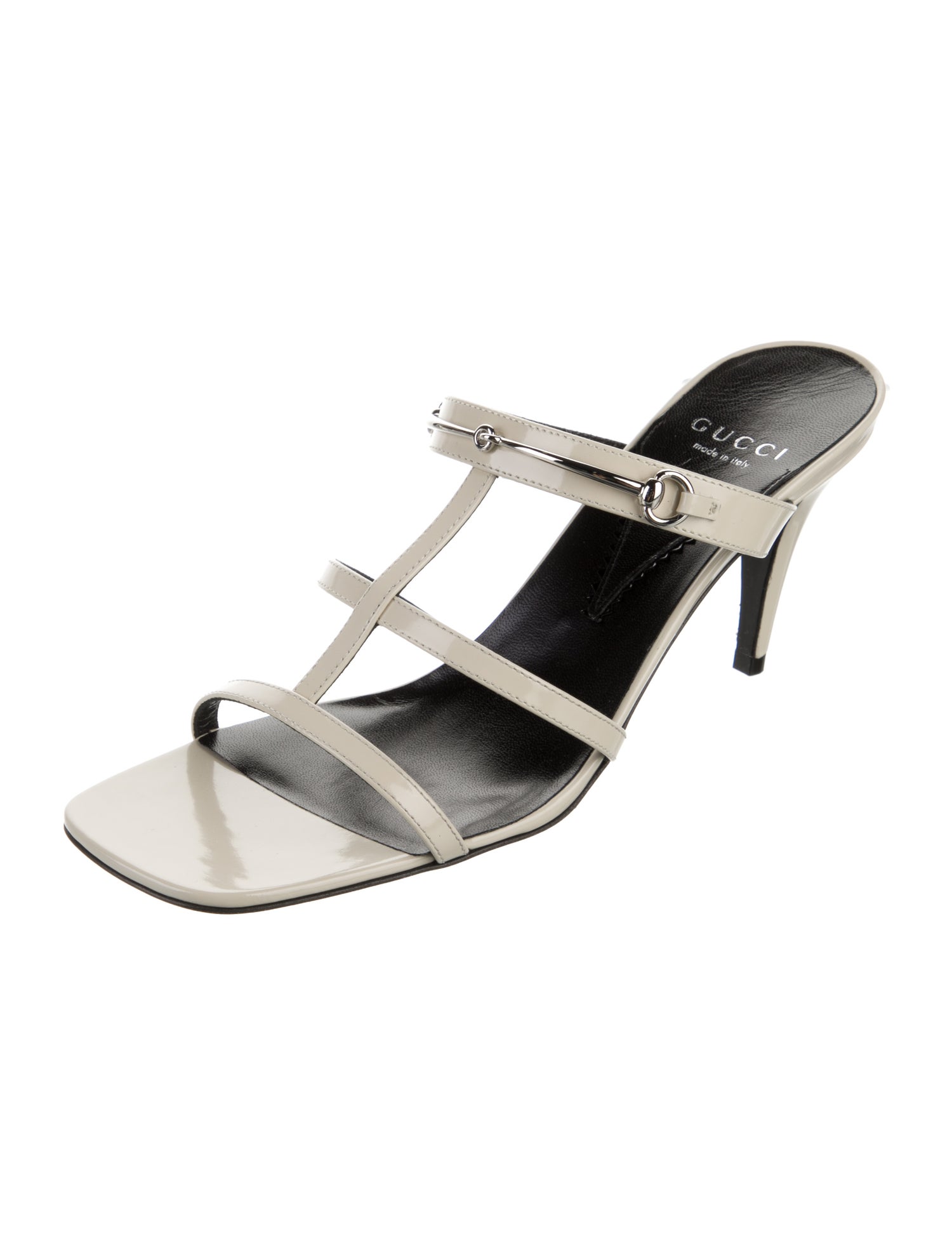 Gucci Horsebit Accent Leather Slides w/ Tags