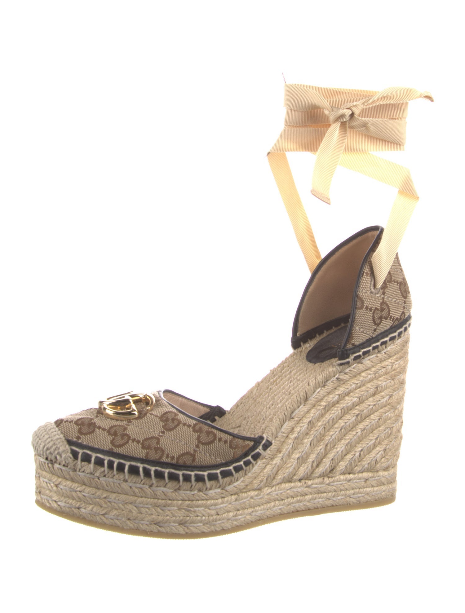 Gucci GG Canvas Canvas D'Orsay Pumps