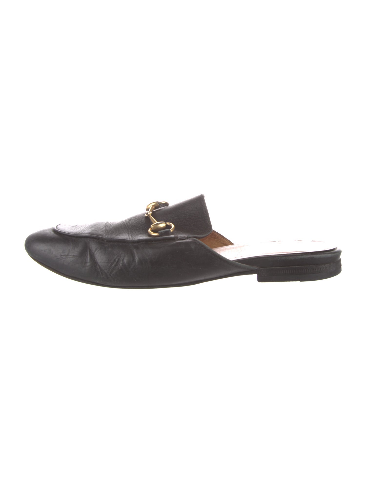 Gucci 1955 Horsebit Accent Leather Mules