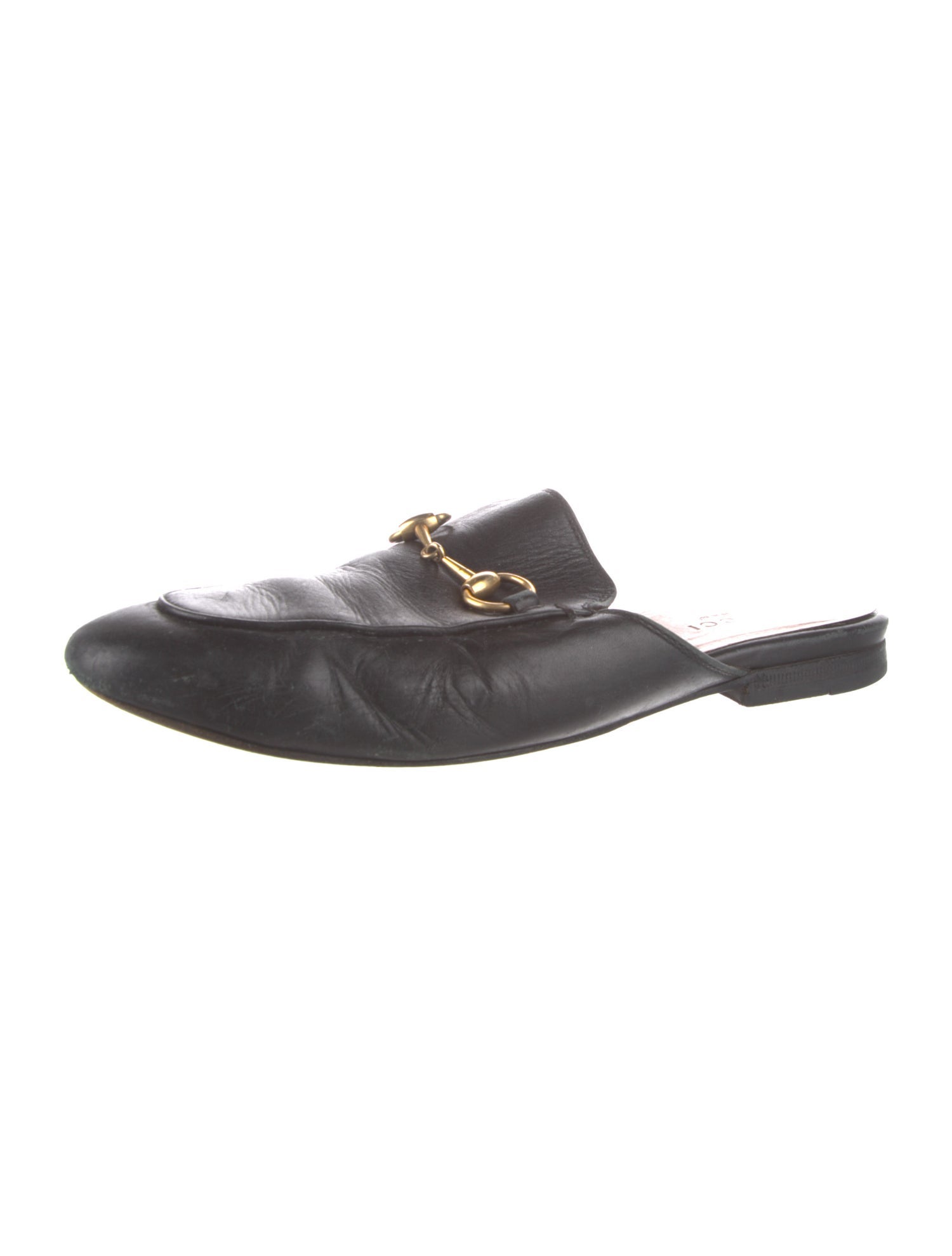 Gucci 1955 Horsebit Accent Leather Mules