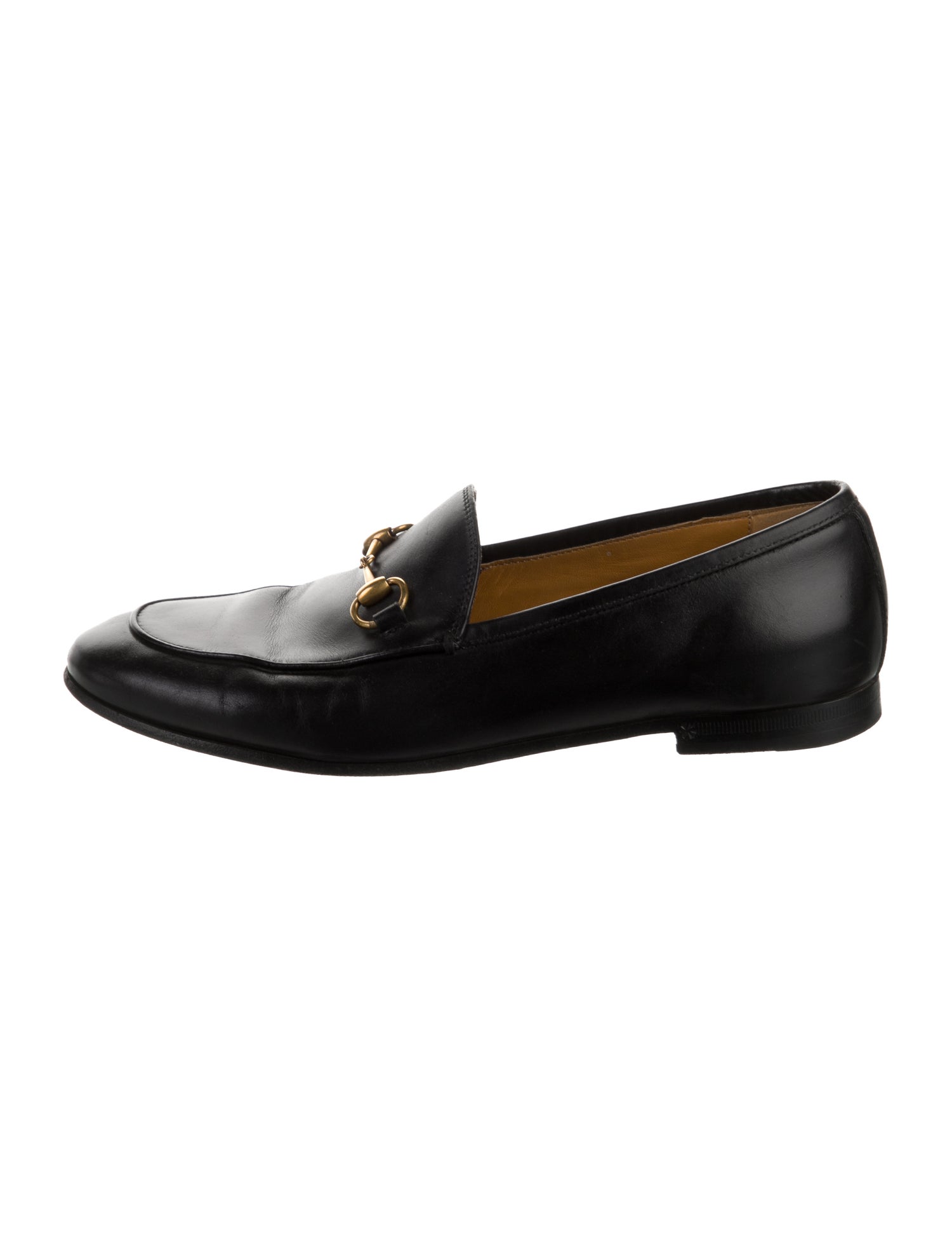 Gucci Horsebit Accent Leather Loafers
