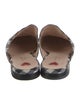 Gucci Horsebit Accent Plaid Print Mules