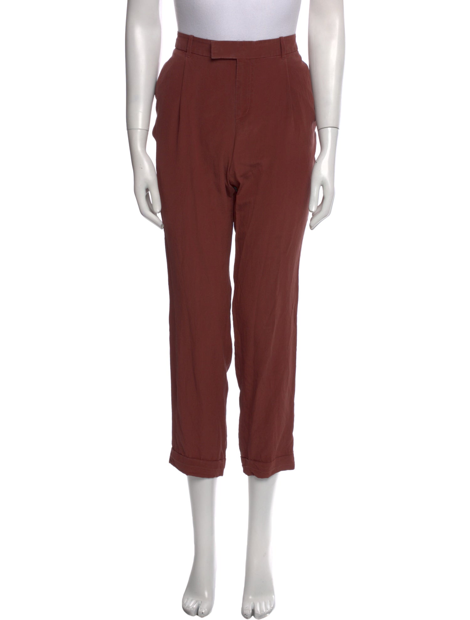 Gucci Silk Straight Leg Pants