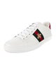 Gucci Web Accent Leather Sneakers