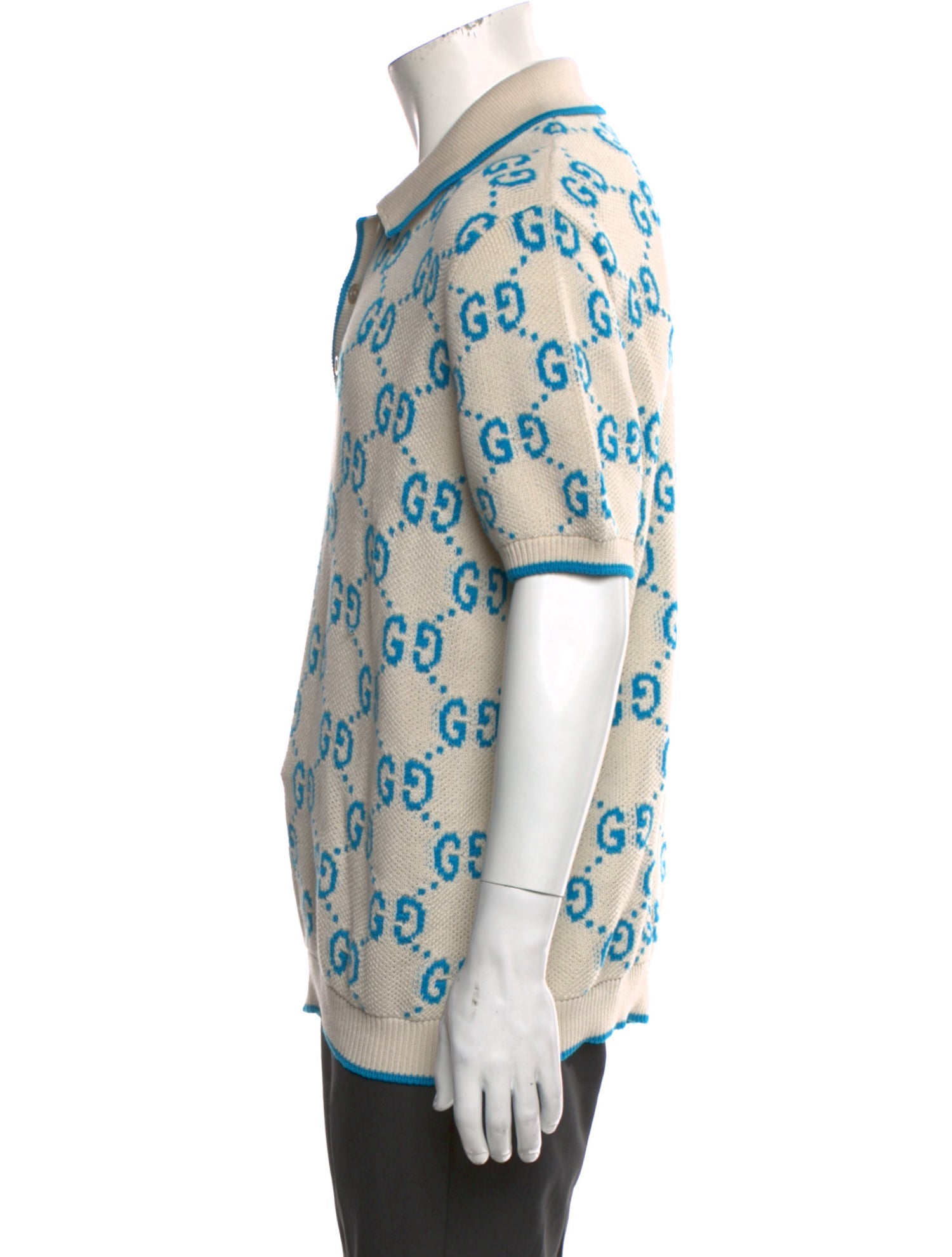 Gucci Jumbo GG Printed Polo Shirt