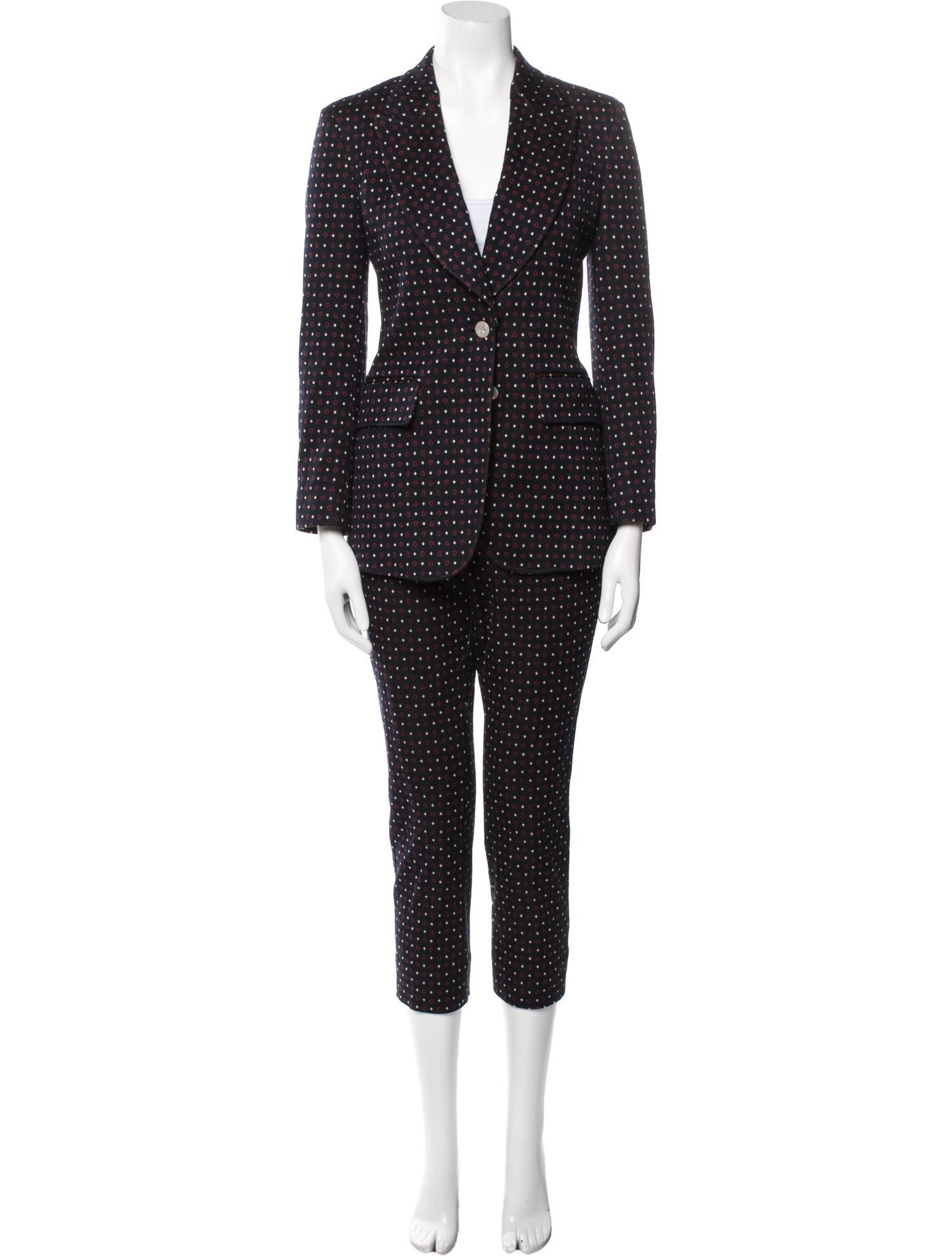 Gucci 2017 Polka Dot Print Pantsuit