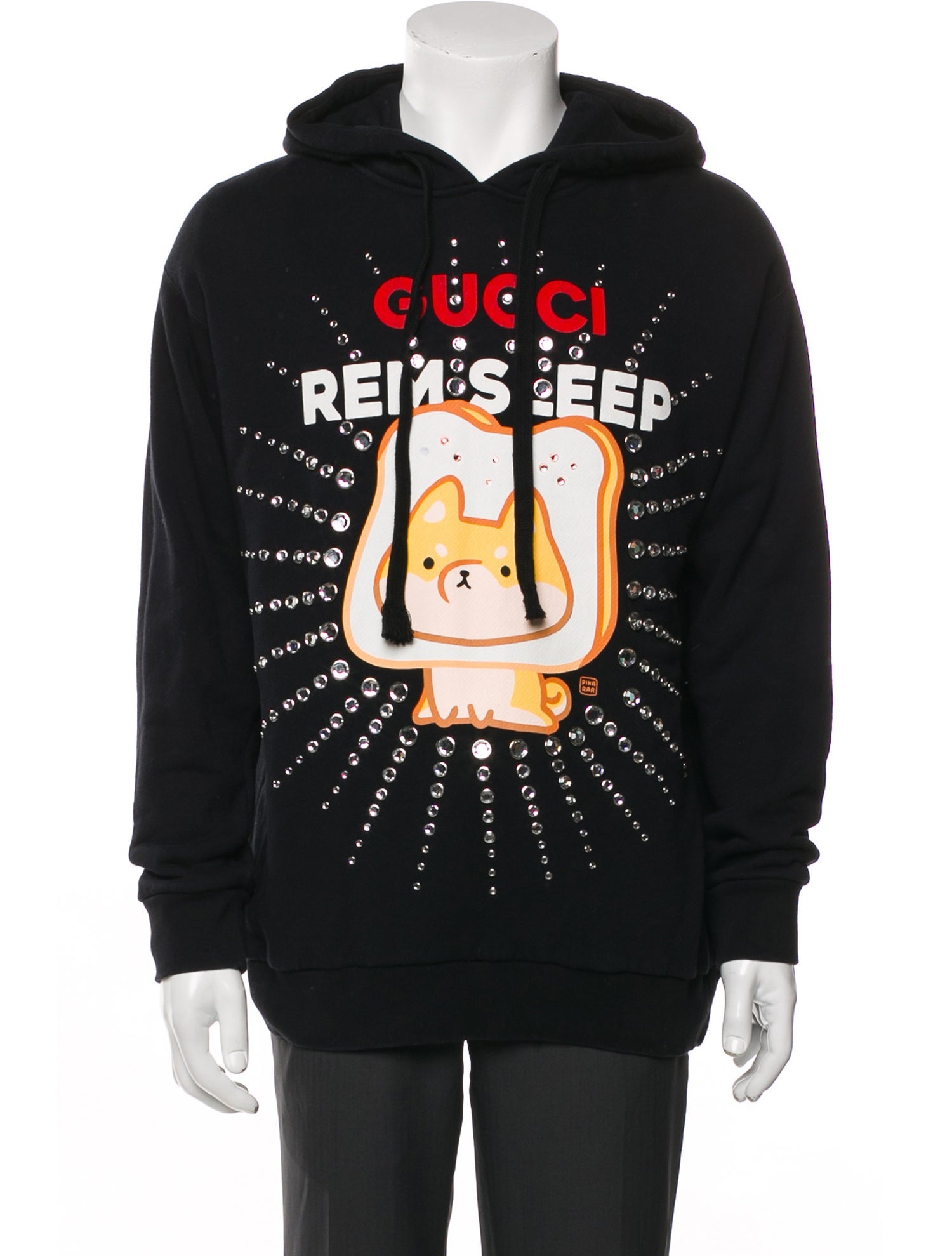 Gucci Graphic Print Crew Neck Hoodie