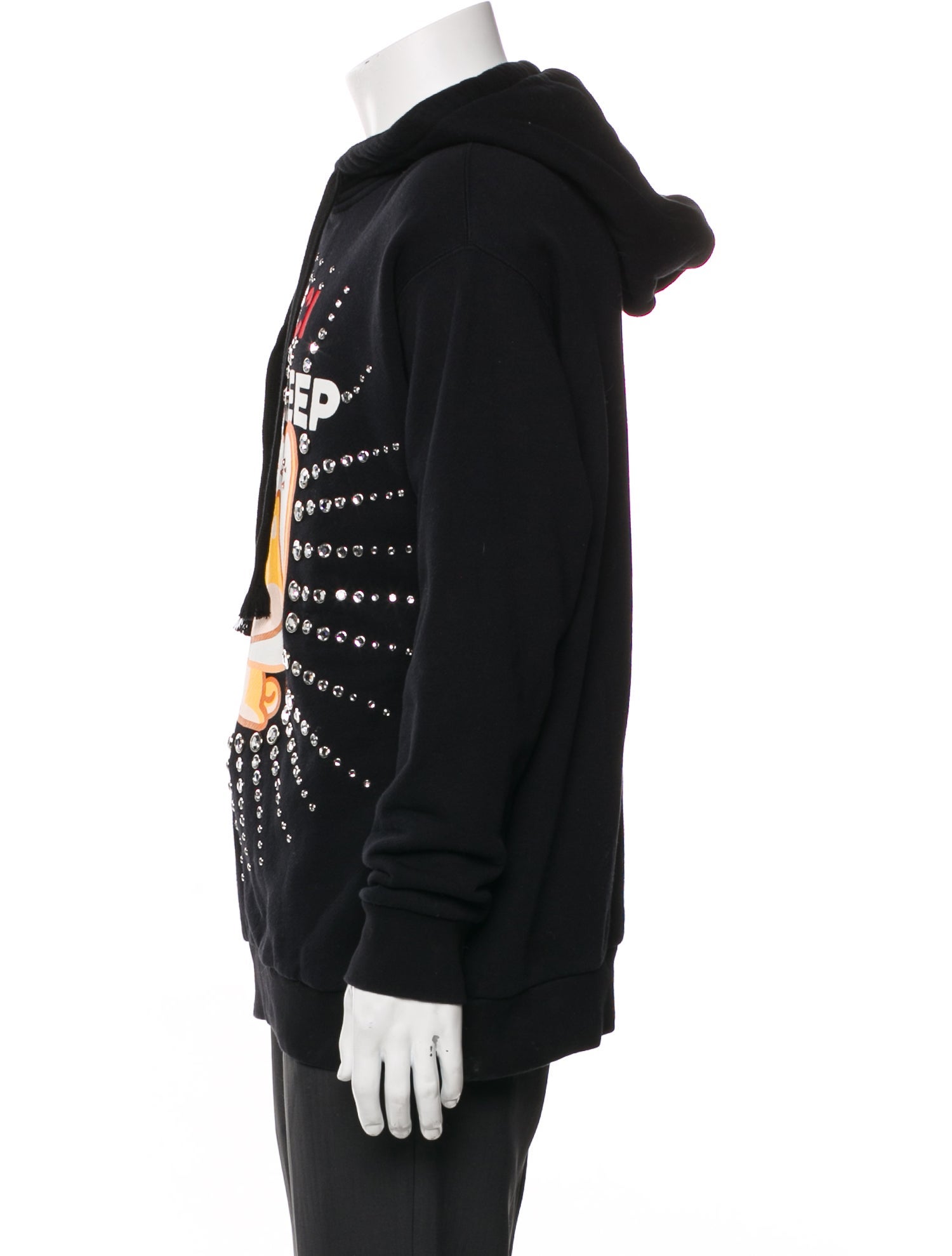 Gucci Graphic Print Crew Neck Hoodie