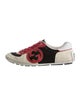 Gucci Interlocking G Logo Leather Trim Embellishment Sneakers