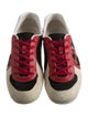 Gucci Interlocking G Logo Leather Trim Embellishment Sneakers