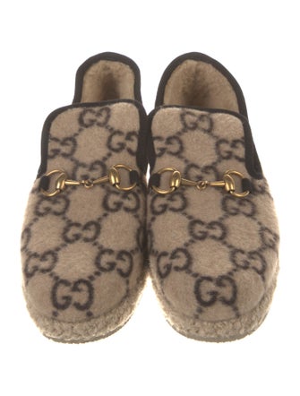 Gucci GG Logo Wool Espadrilles