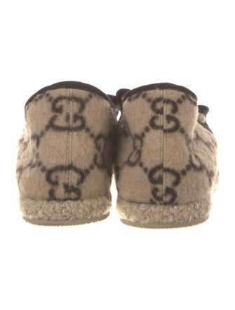 Gucci GG Logo Wool Espadrilles