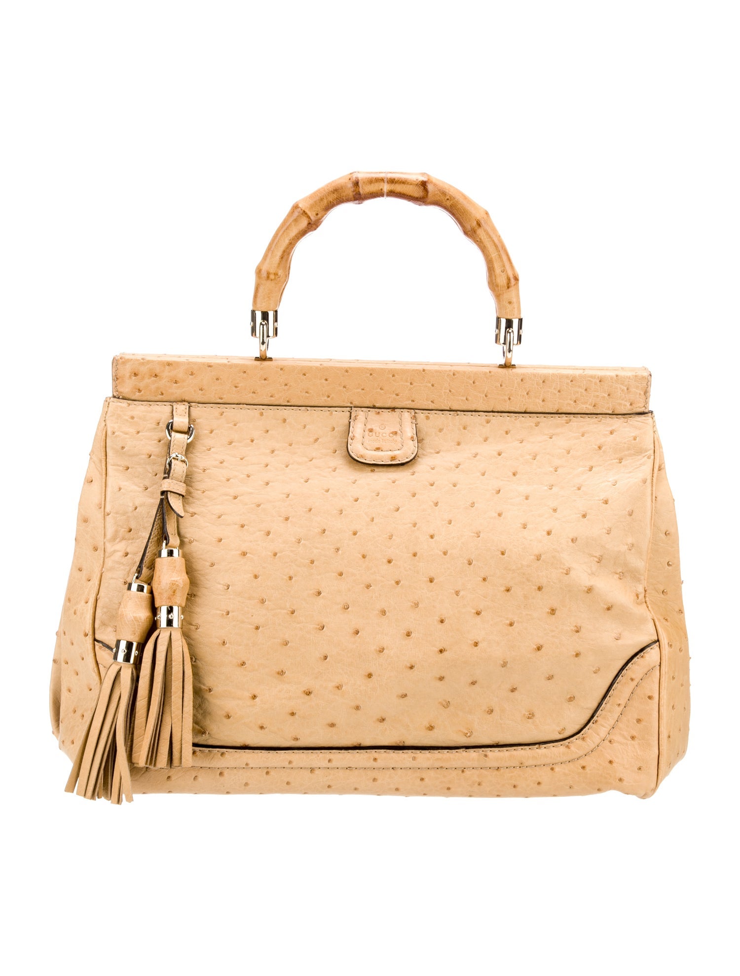 Gucci Bamboo Bamboo Top Handle Bag