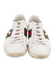 Gucci Web Accent Leather Sneakers