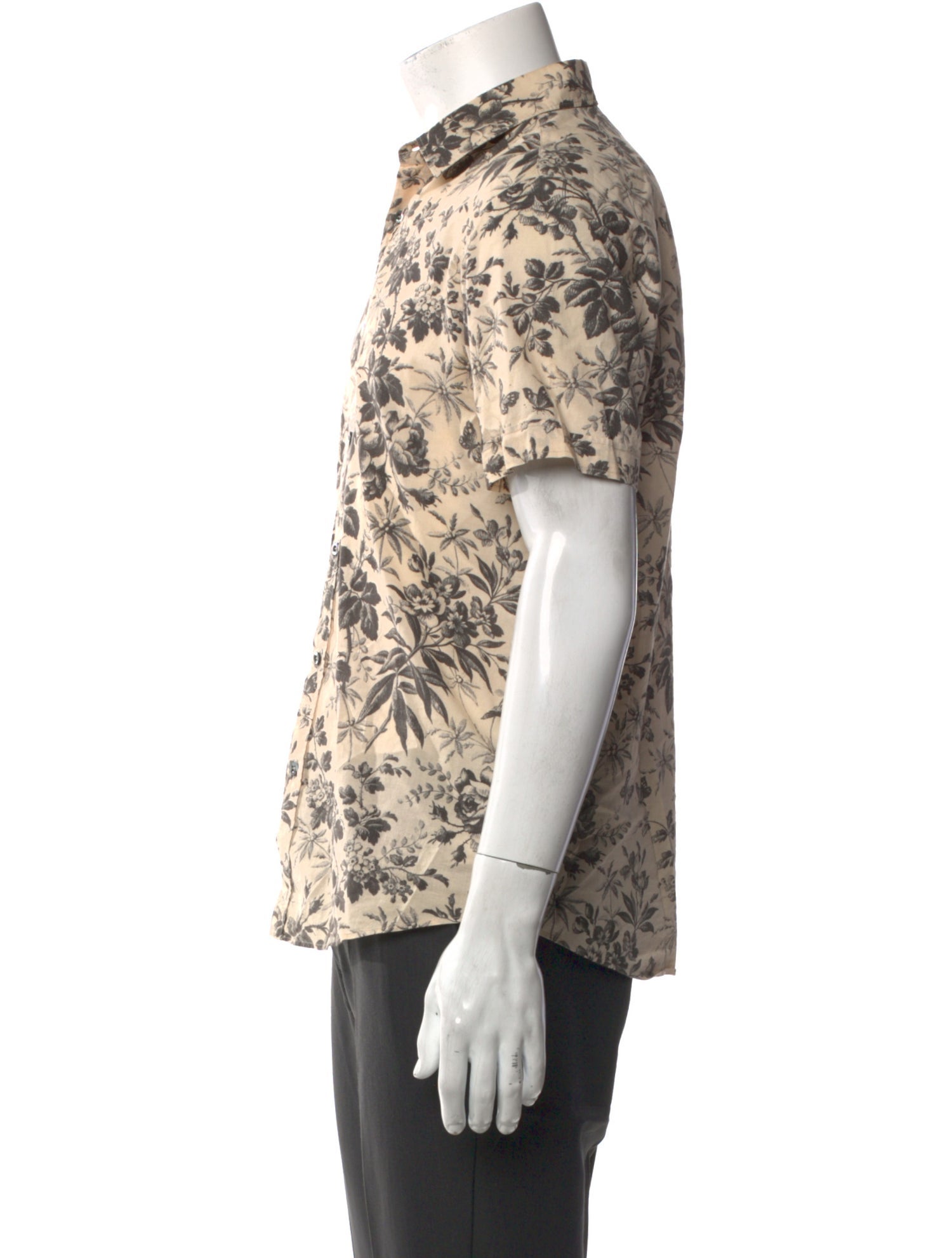 Gucci 2015 Floral Print Shirt